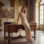 Seraphine Grid Dress