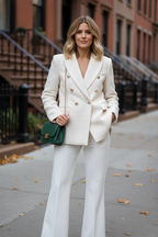 Ivory Icon Tweed Blazer