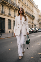 Ivory Icon Tweed Blazer