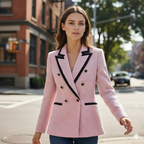 Pink Tweed Blazer