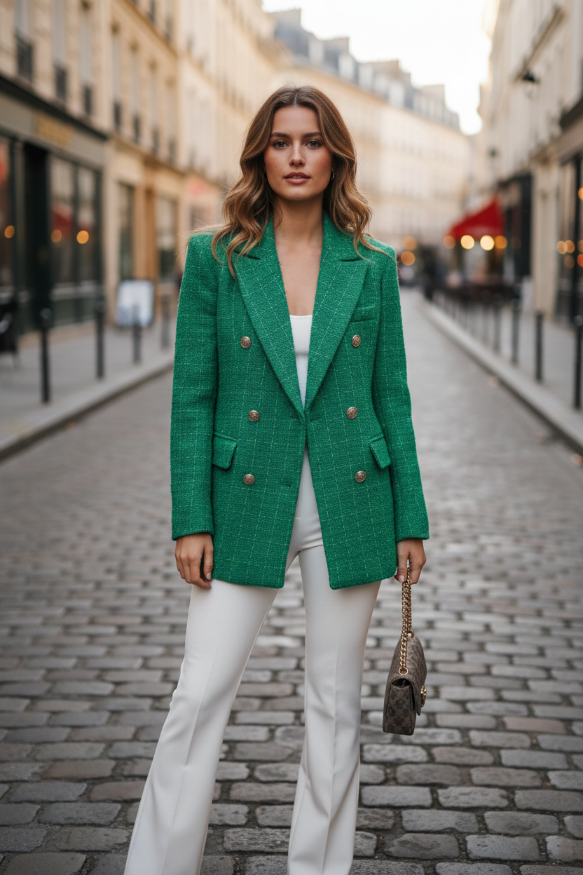 Boss Babe Tweed Blazer
