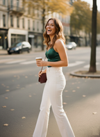 Emerald Hour Corset Top