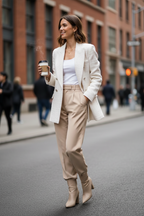 Ivory Icon Tweed Blazer