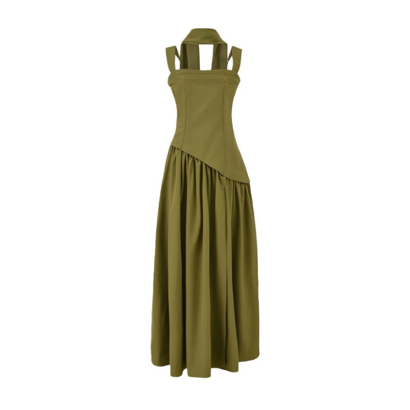 Olive Eclipse Maxi Dress