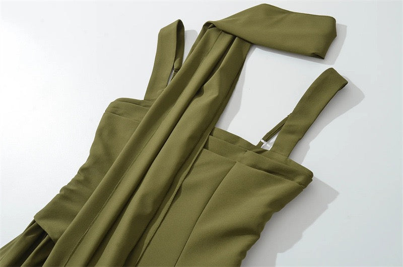 Olive Eclipse Maxi Dress