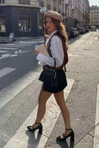Oui Oui Waistcoat Top