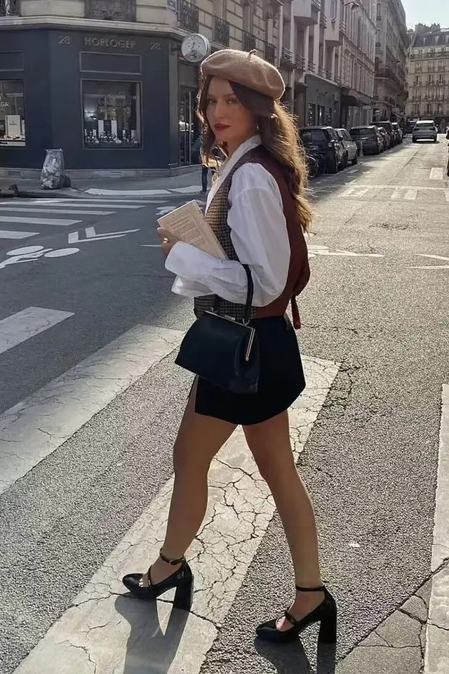 Oui Oui Waistcoat Top