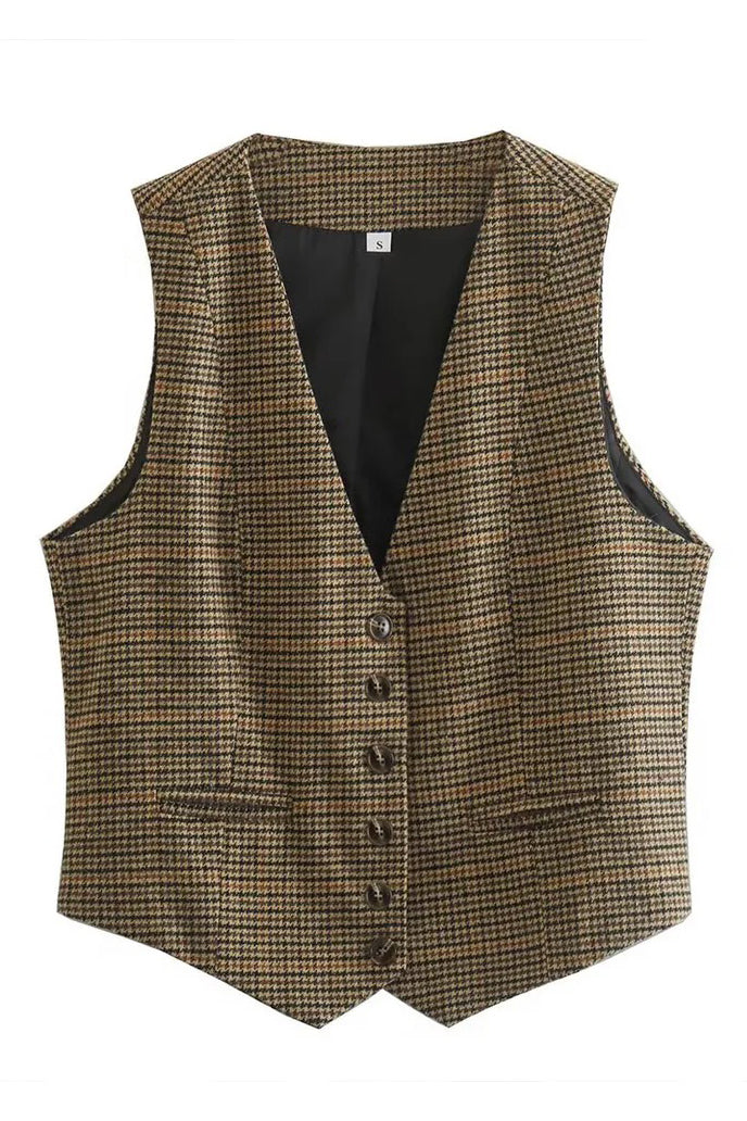 Oui Oui Waistcoat Top