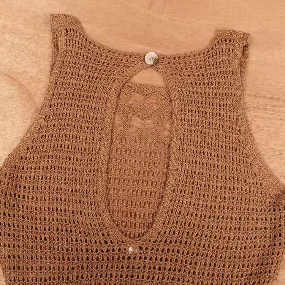 Terra Riviera Crochet Dress