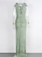 Coastal Siren Crochet Dress