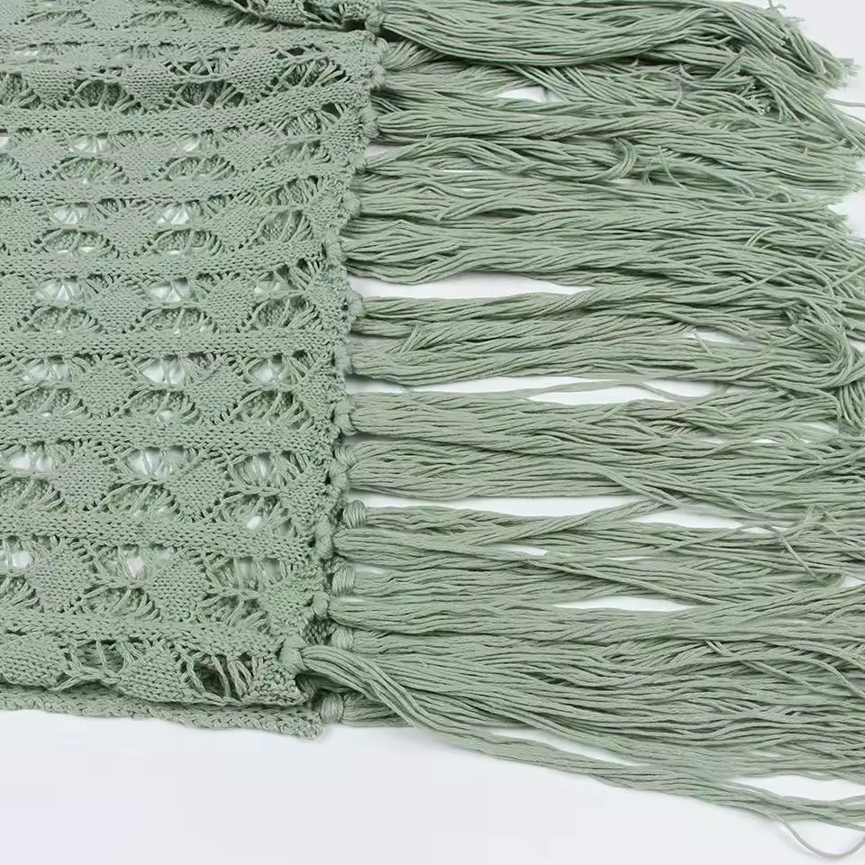 Coastal Siren Crochet Dress