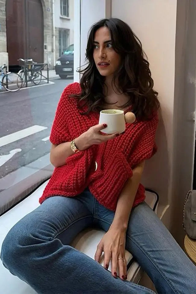 Rouge Knitted Sweater