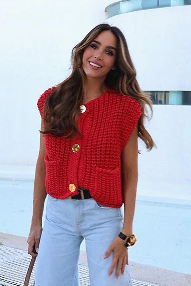 Rouge Knitted Sweater