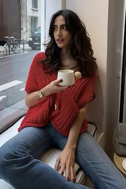 Rouge Knitted Sweater