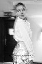 Silver Sin Sequin Skirt