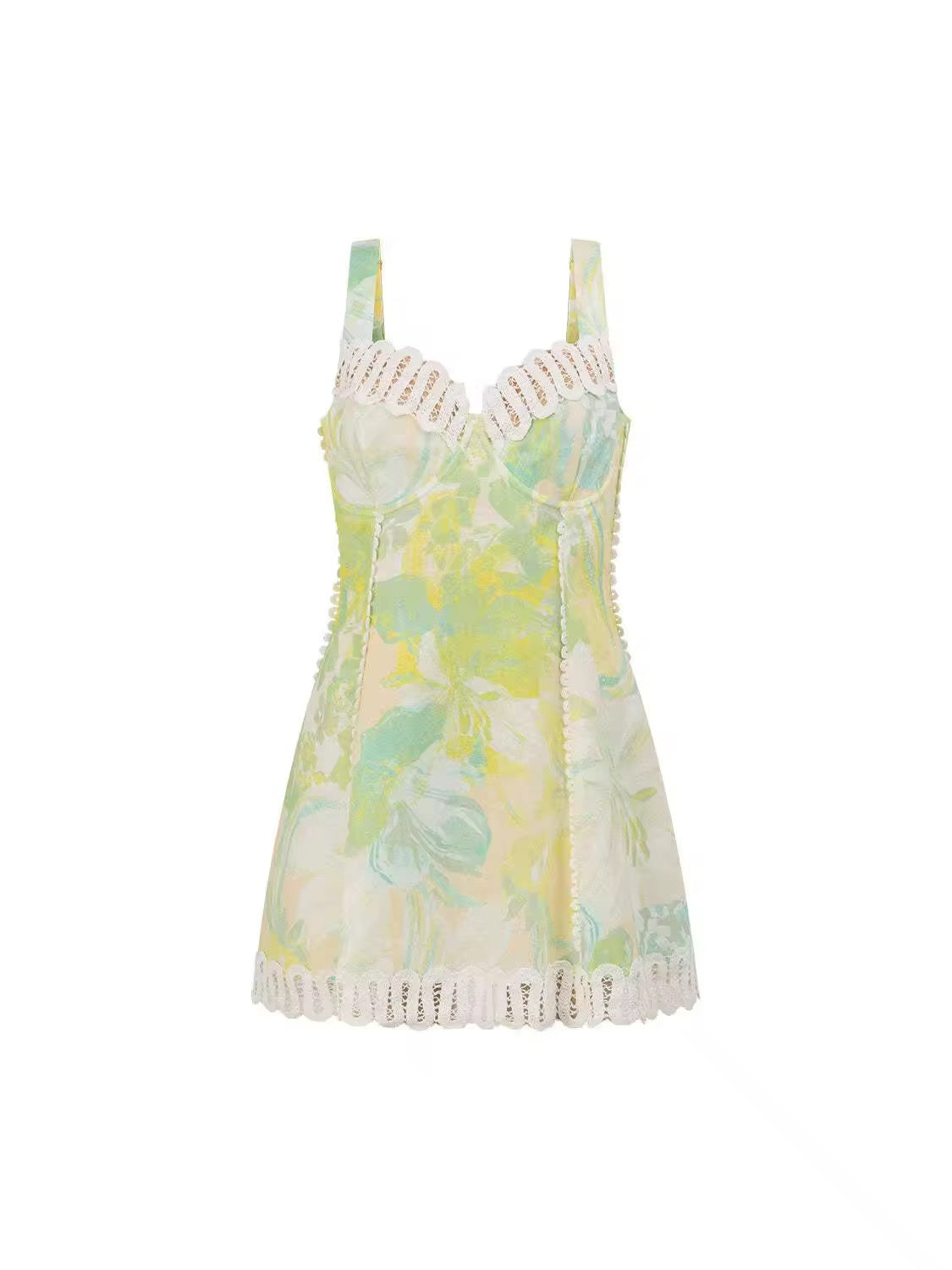 Capri Breeze Lace Trim Dress