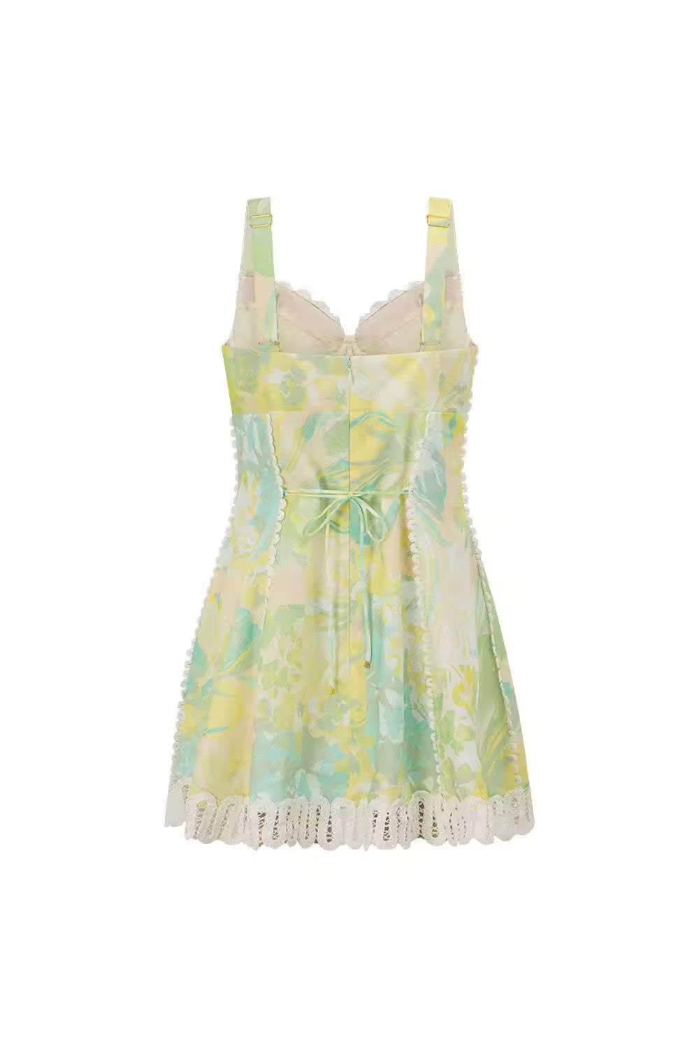 Capri Breeze Lace Trim Dress