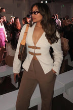 Ivory Fur Cardigan Top