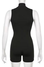 Midnight Sculpt Playsuit/Romper