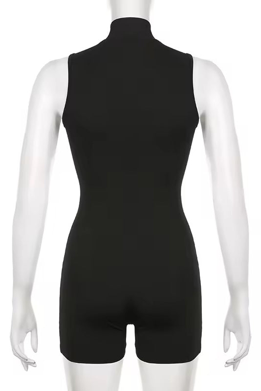 Midnight Sculpt Playsuit/Romper