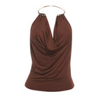 Ivory Élitaire Drape Halter