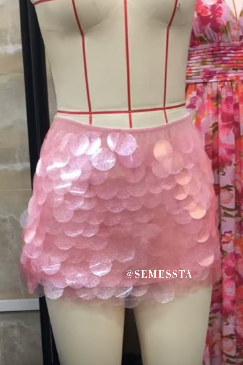 Pink Martini Mini Skirt