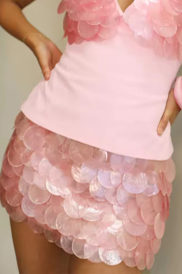 Pink Martini Mini Skirt