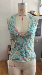 Capri Beaded Top