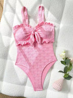 Pink Sands Bandeau One-Piece