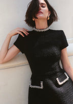 Regina Pearl Tweed Dress