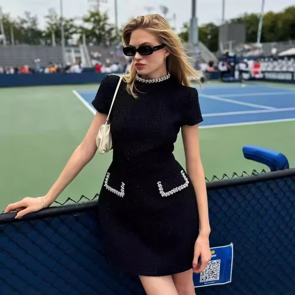 Regina Pearl Tweed Dress