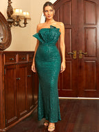 The Valentina Emerald Gown
