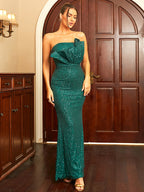 The Valentina Emerald Gown