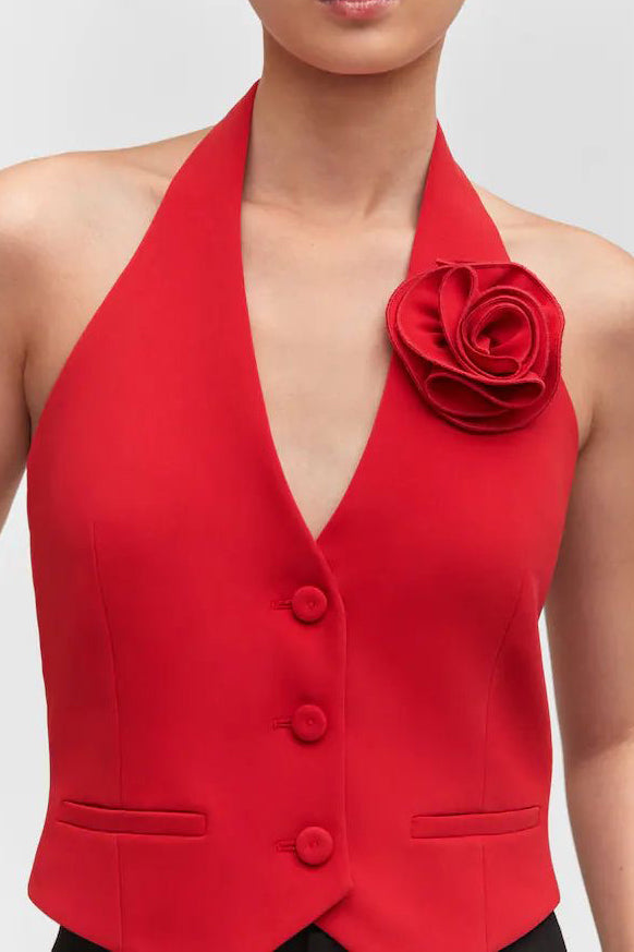 Rose Halter Top