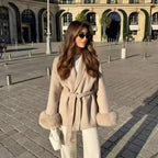 The Vienna Plush-Cuff Coat
