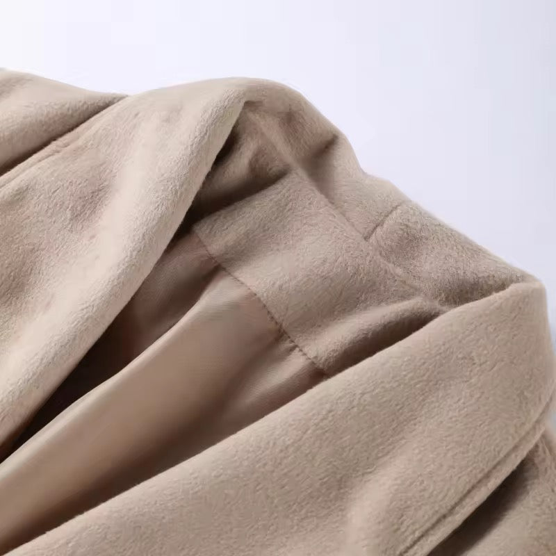 The Vienna Plush-Cuff Coat