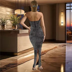 Noir Lumière Luxe Dress