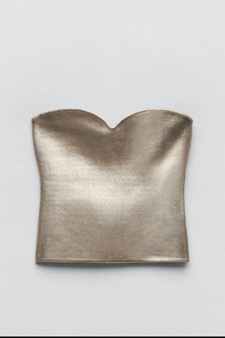 Gilded Goddess Gold Top