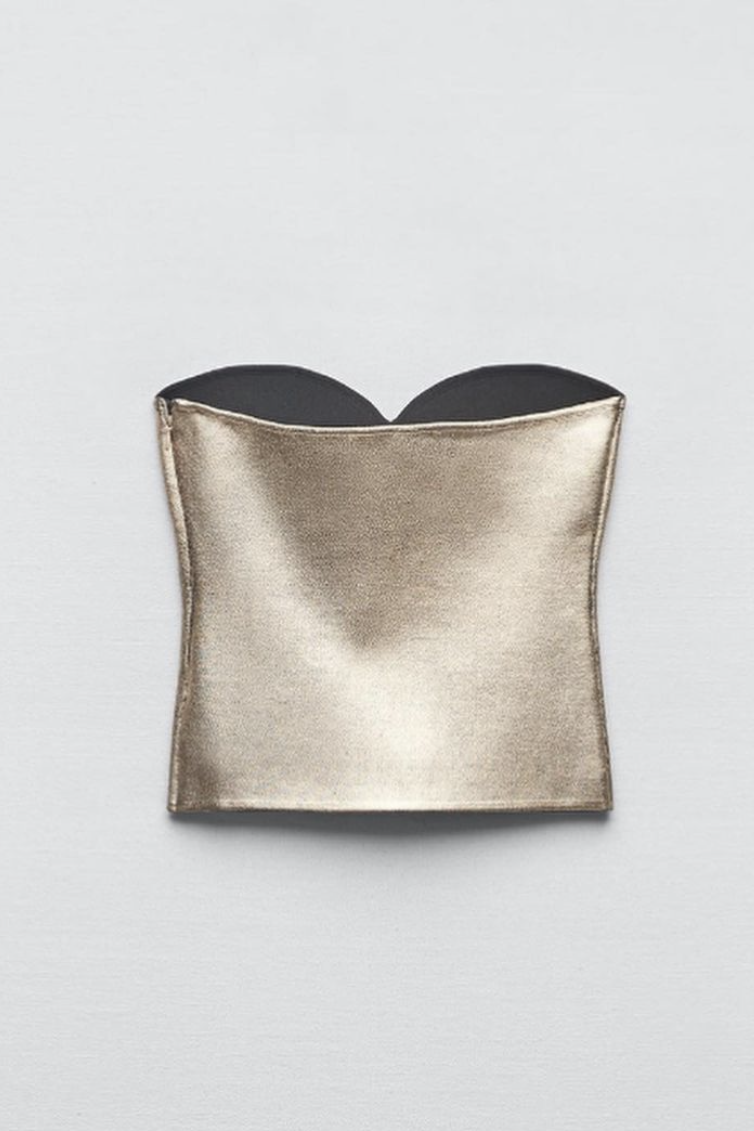 Gilded Goddess Gold Top