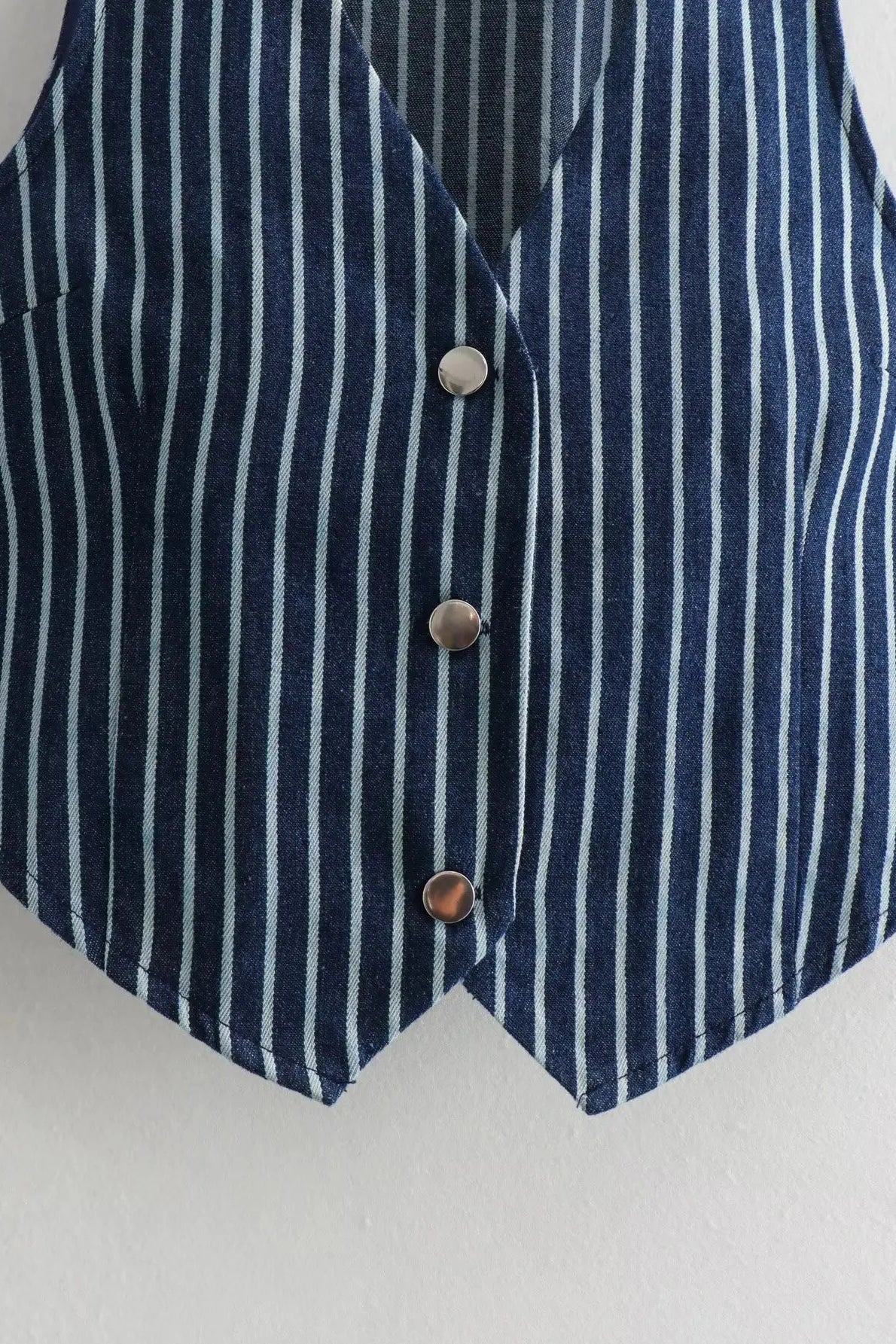 Striped Waist Coat Top