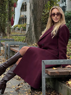 Wine Reverie Overcoat