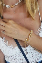 Sea Shell Charm Bracelet