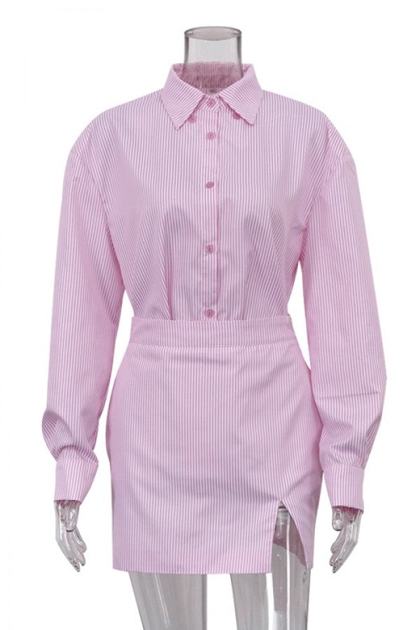 Chill Girl Striped Co-ords