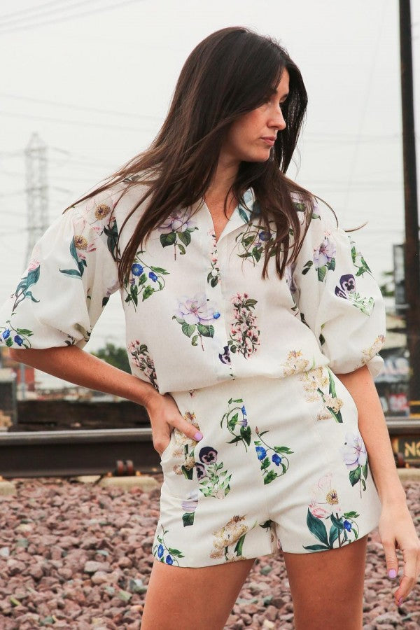Floral Printed Co-ord Set