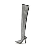 Starstruck Crystal Thigh-High Boots