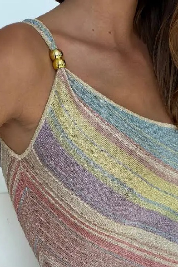 Aurora Wave Mini Dress