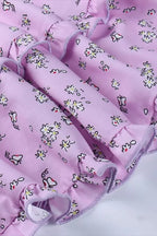 Lavender Floral Printed Dress