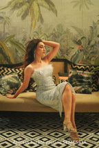 Luxe Feather Sequin Dress