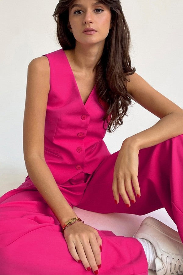 Girl Boss Waist Coat Set