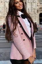 Pink Tweed Blazer